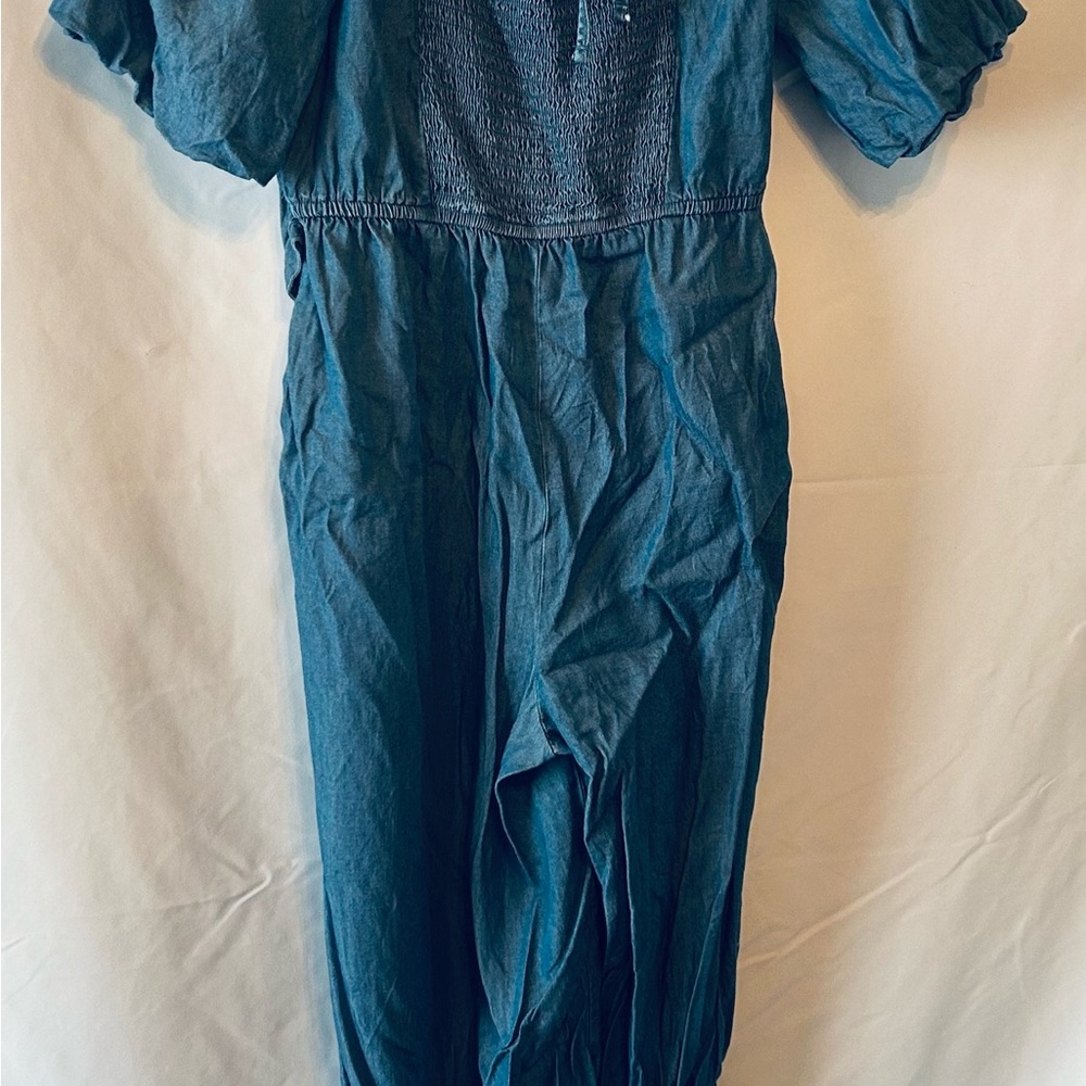 Blue Denim One Piece Suit